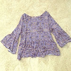 Free People Bell-Sleeved Top