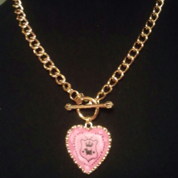 Juicy Couture Jewelry - Pink Heart Necklace Juicy Couture!