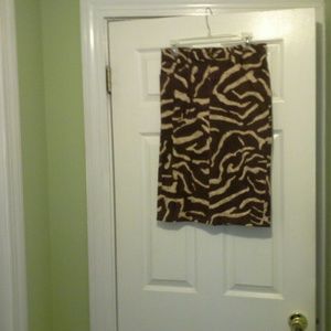 Ralph Lauren  animal print skirt