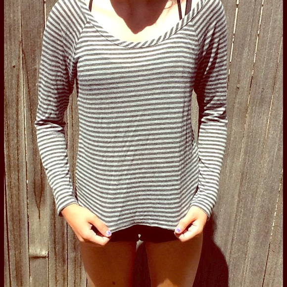 Striped long sleeve shirt