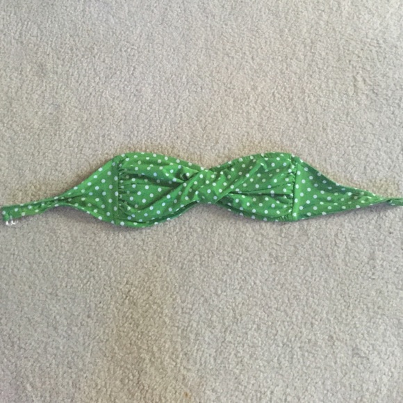 Mossimo strapless green bathing suit top