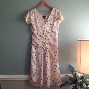 Silk Rockabilly 12 Poppy Print Fit & Flare Dress