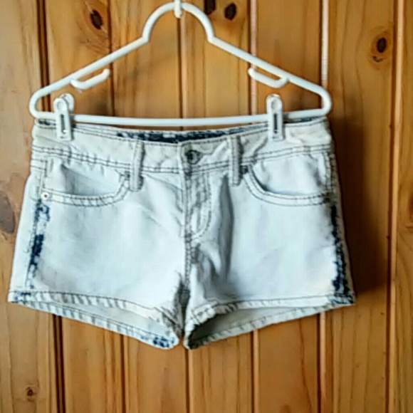 YMI white jean shorts