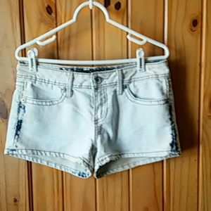 YMI white jean shorts