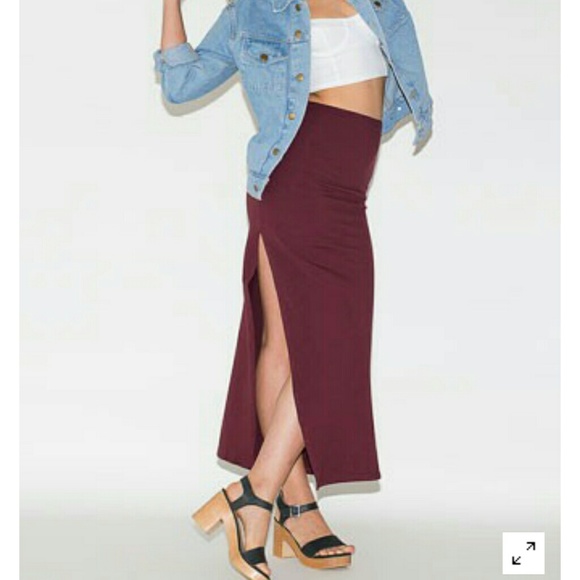 American apparel maxi skirt