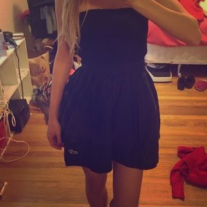Navy blue short dress