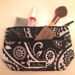 Vera Bradley Midnight Paisley Makeup Bag