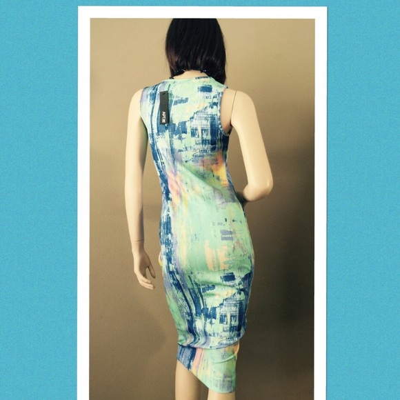 🐠Paints Mint Scuba Sheath Dress🐠 - Picture 2 of 4