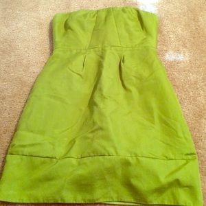 Green j crew cotton candy dress size 0