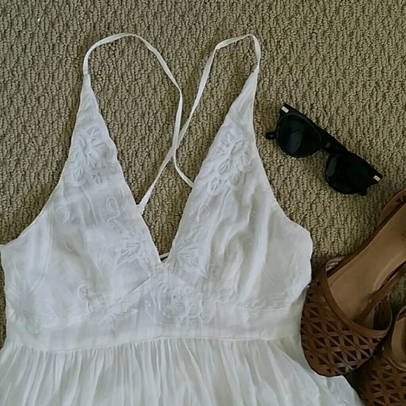 White & light cotton fabric dress! +pink top