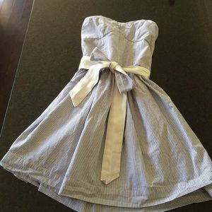 Blue and white Dress