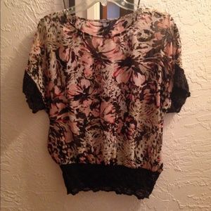 Charlotte Russe floral print top