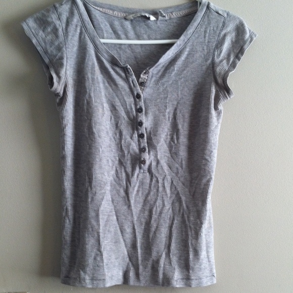 Grey shirt button up