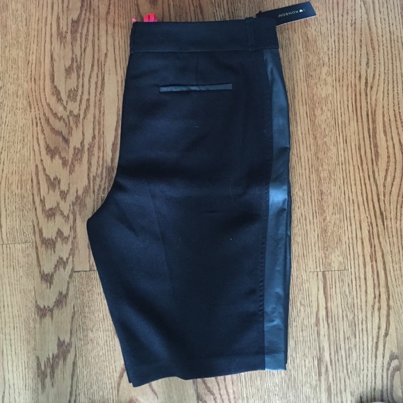 Charlotte Ronson Black Tuxedo Short/Trouser Pant - Picture 3 of 4