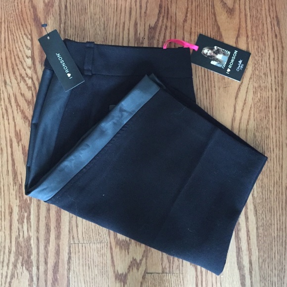 Charlotte Ronson Black Tuxedo Short/Trouser Pant - Picture 4 of 4