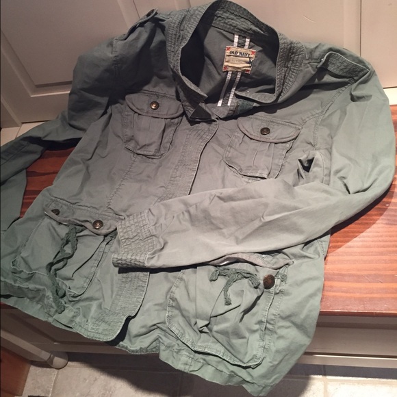 Old navy green jacket