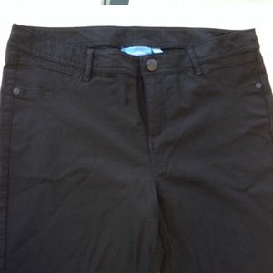 Black slim fit pants