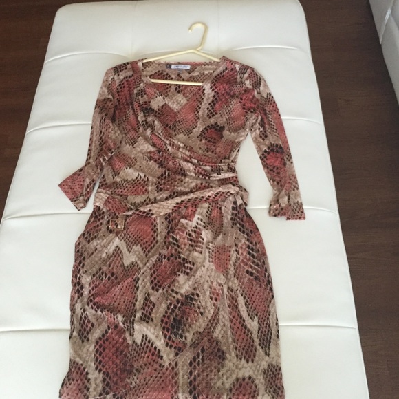 Jennifer Lopez Dresses & Skirts - JLO reptile print dress... Only worn once!