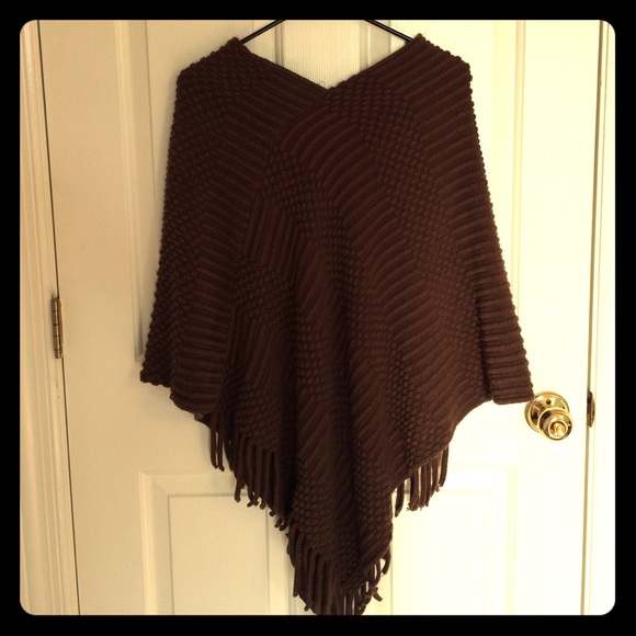 Extremely Soft Brown Poncho