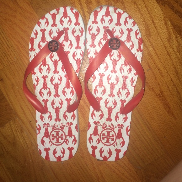 Tory burch flip flops!