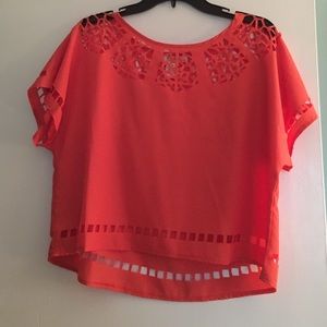 Cutout Orange Top