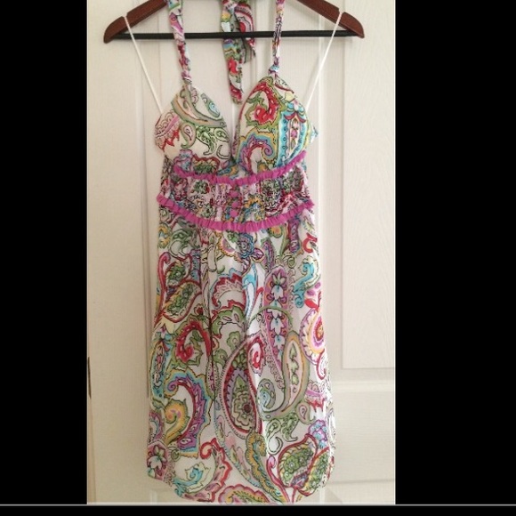 Paisley Guess halter dress