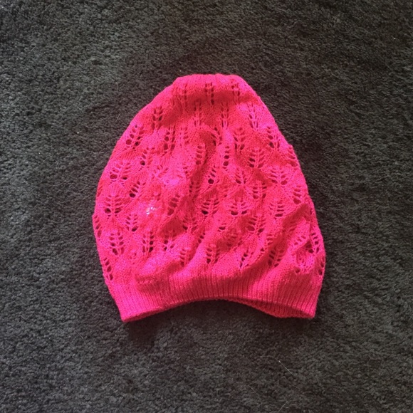 Hot Topic Pink Beanie