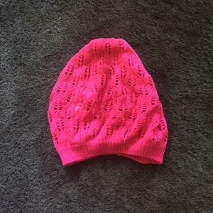 Hot Topic Pink Beanie