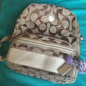 100% authentic coach backpack