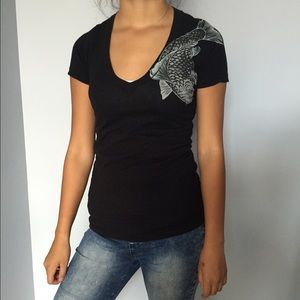 V neck t-shirt