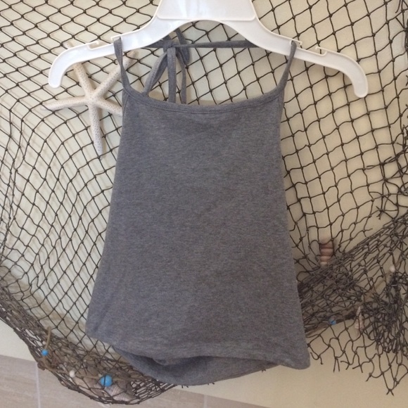 Grey Halter top Brandy Melville
