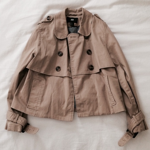 H&M Cropped Trenchcoat Jacket