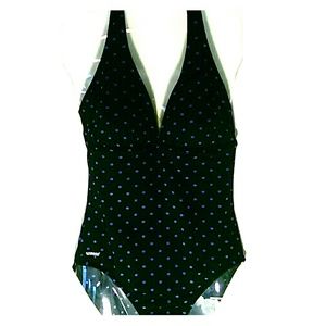 Polka dot one-piece