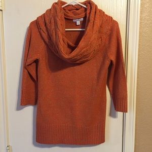 Cowl neck sweater