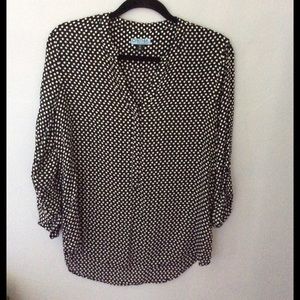 Cynthia Rowley Polka Dot Blouse