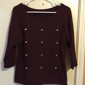 Rhinestone sweatshirt