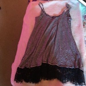 Striped tank top with fringe bottom from kohls