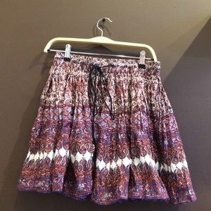 Bohemian flowy skirt