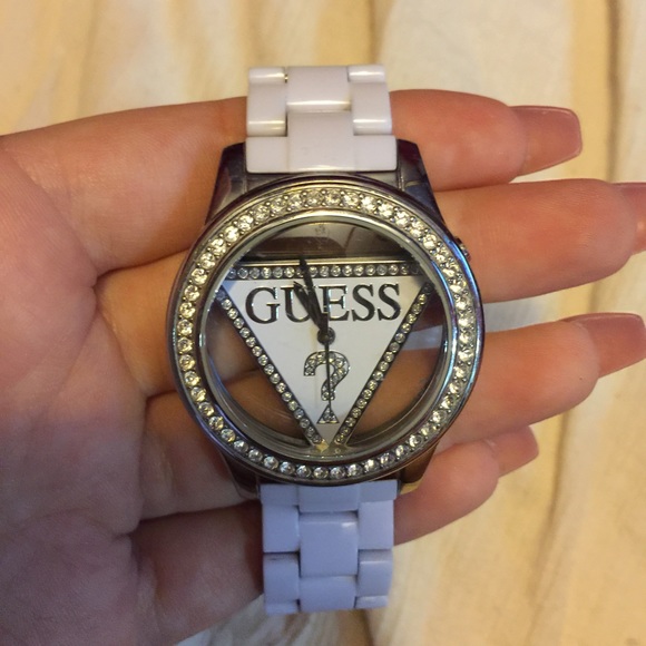 White guess  watch