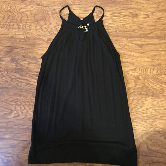 Black halter top