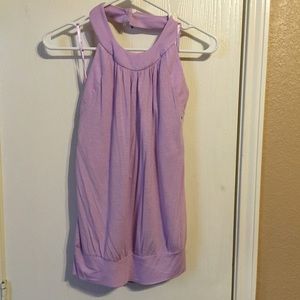 Lilac halter top