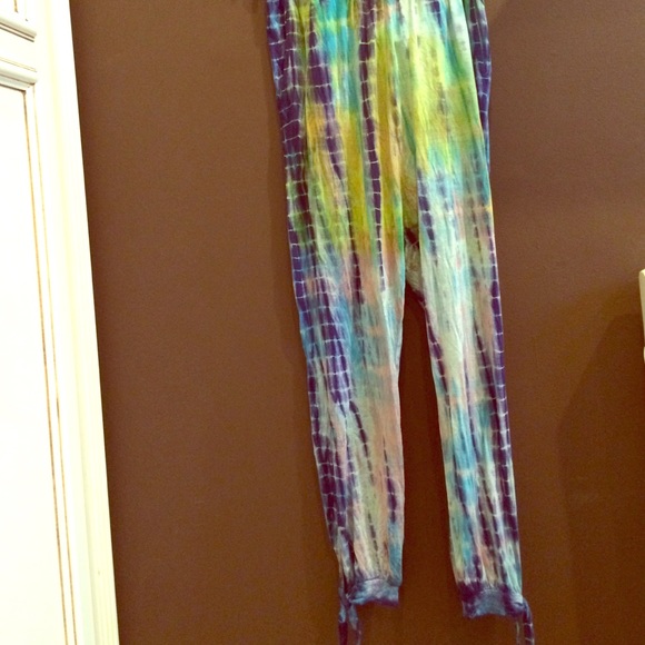 Tie dye para shoot pants
