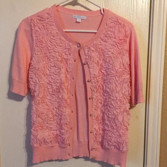 Pink cardigan