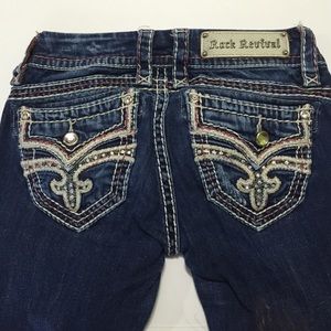 Rock Revival Skinny Jeans Size 25