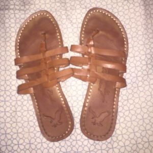 American Eagle leather sandals