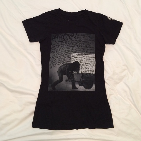 Black Printed T shirt