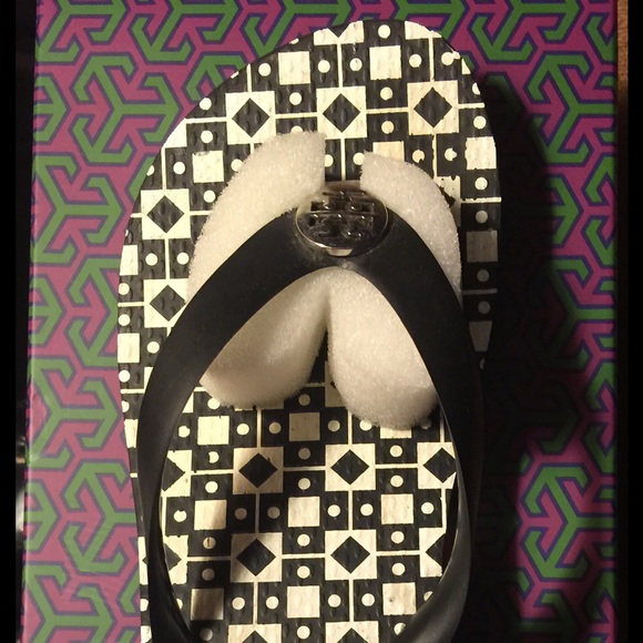 Tory Burch wedge flip flop