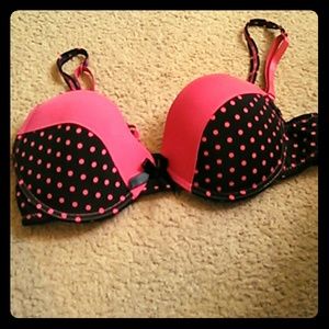 Cute polka dot bra