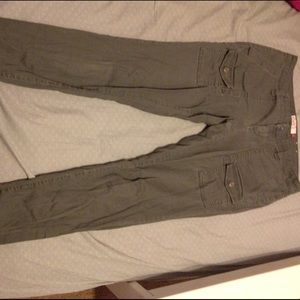 6 pocket gray pants