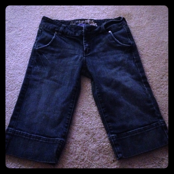 Wide leg Jean Capri Refuge
